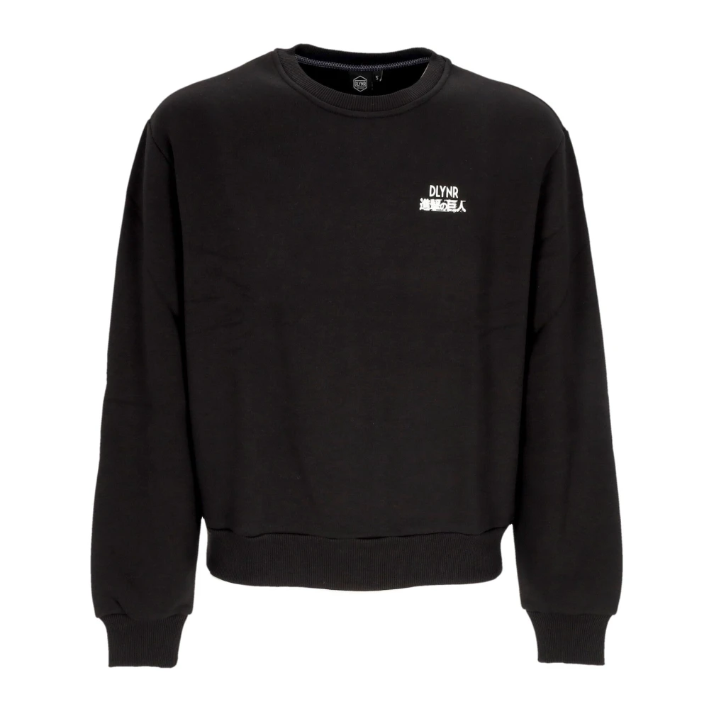 Dolly Noire Colossal Titan Crewneck Sweatshirt Black Heren