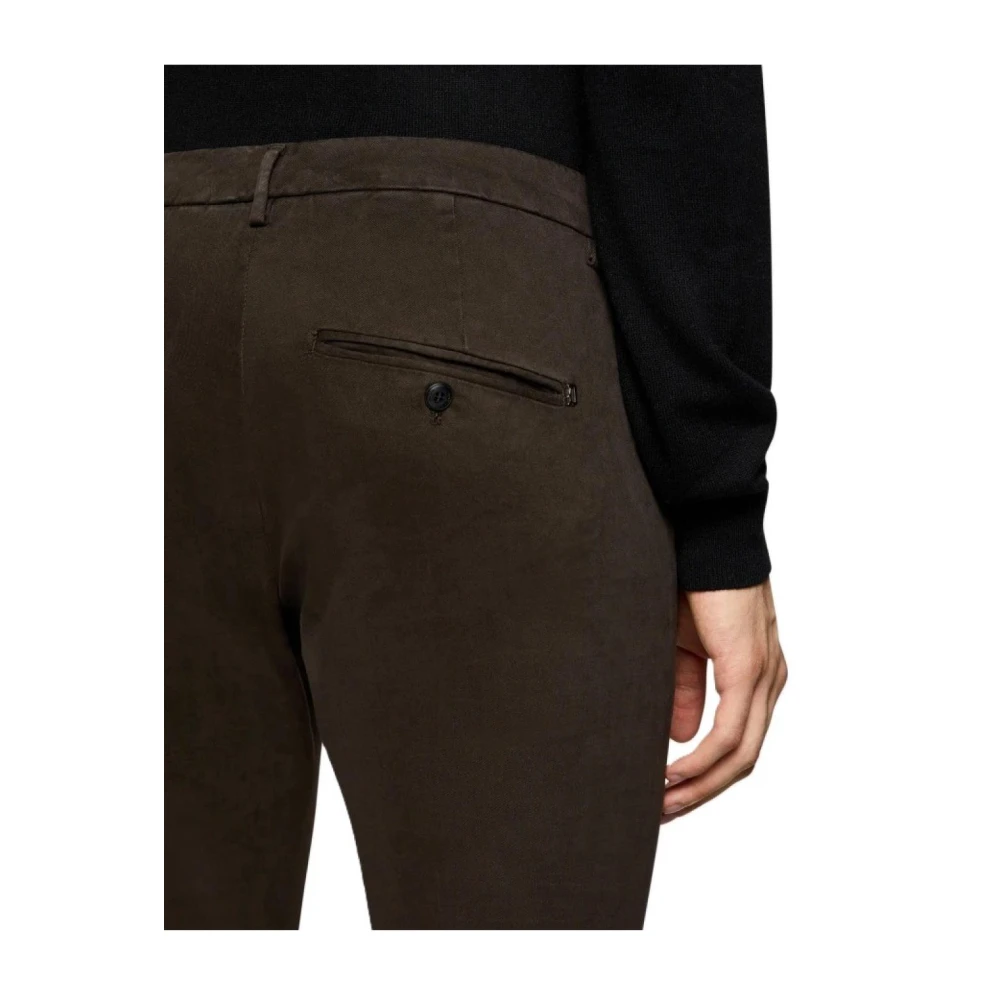 Dondup Katoenen Casual Broek Brown Heren