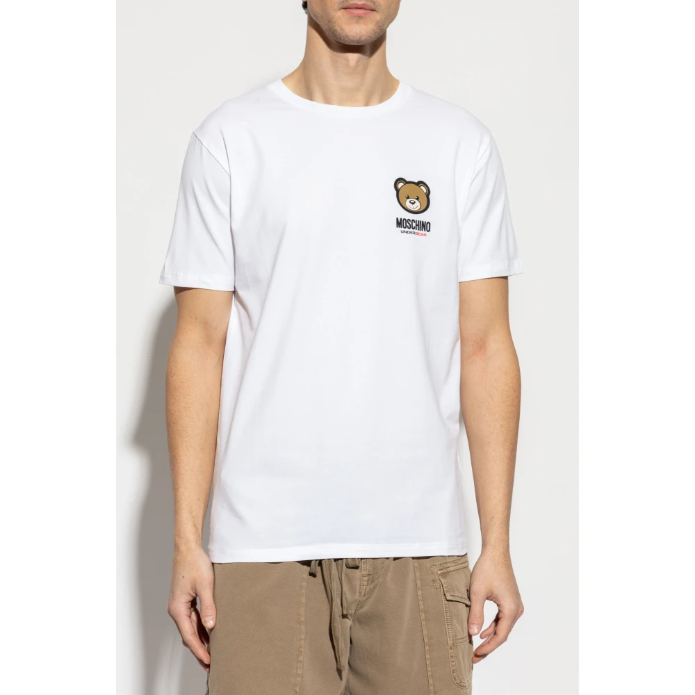 Moschino T-shirt uit de ondergoedcollectie White Heren