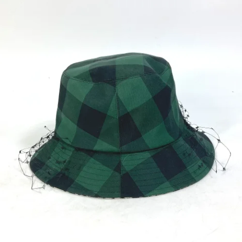 Dior Vintage Pre-owned Cotton hats Green Dames