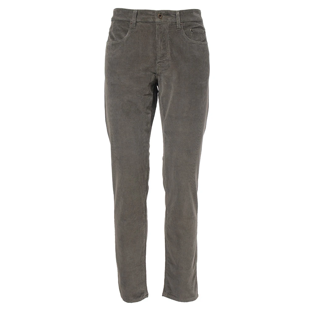 Siviglia Slim Fit Corduroy Broek Gray Heren