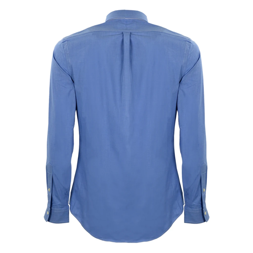 Polo Ralph Lauren Slim Fit Katoenen Overhemd Blauw Blue Heren