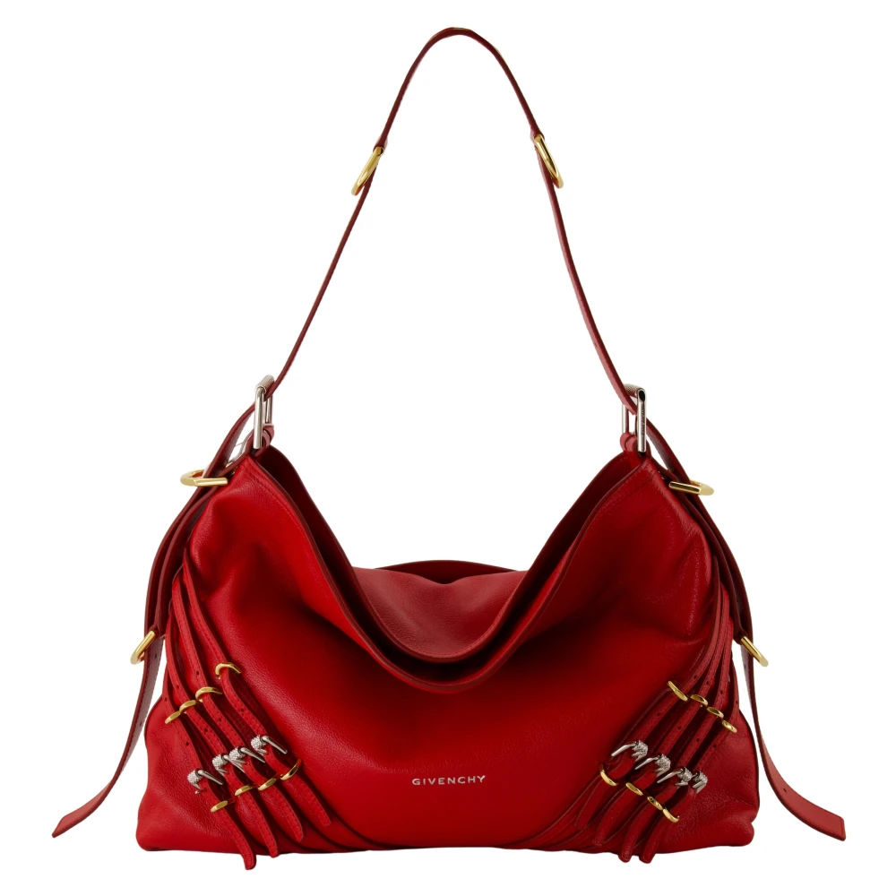 Givenchy Rode Leren Medium Tote Tas Red Dames