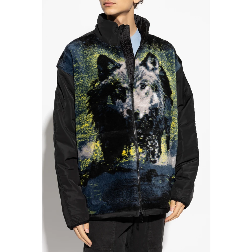 Diesel Jas S-Berto-Teddy Black Heren