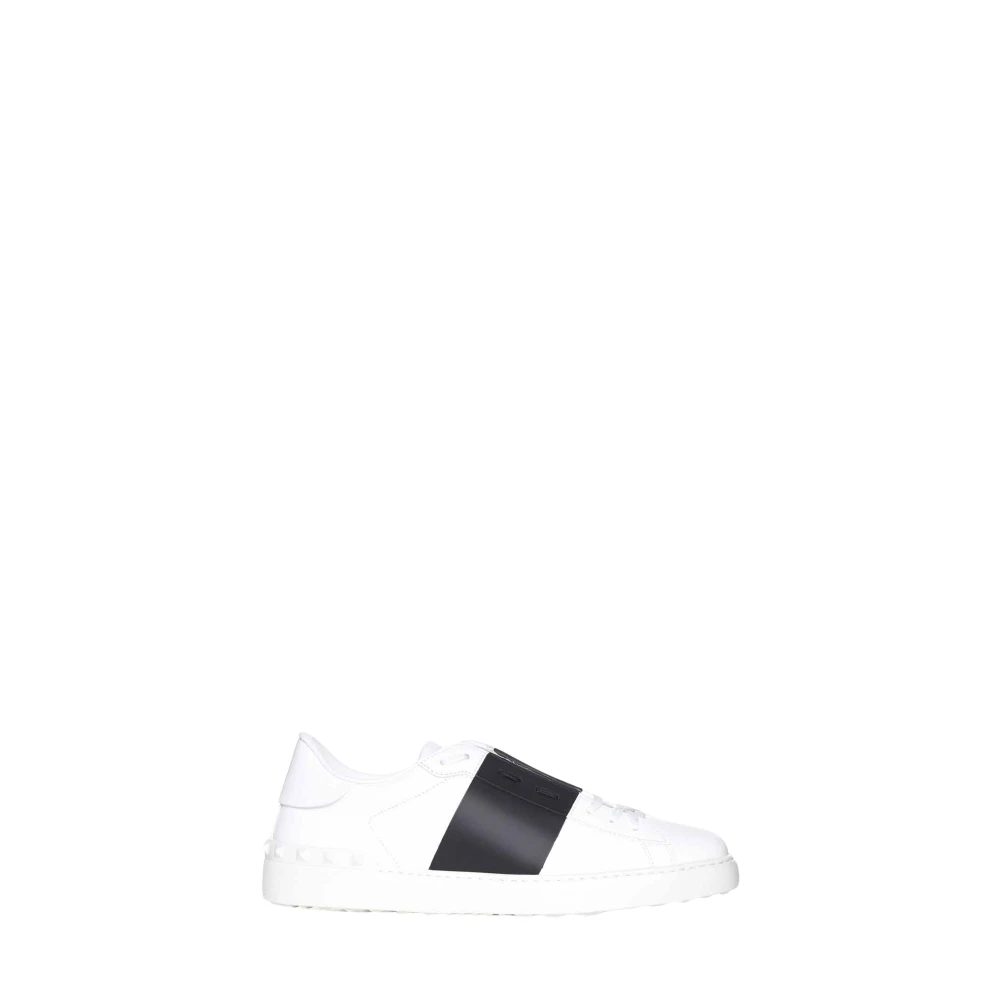 Valentino Garavani Herr Vit Skor 45 Eu, Open Sneaker