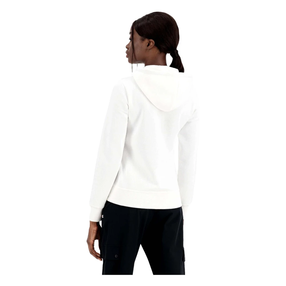 Champion Hooded Sweatshirt Hoodie White Dames