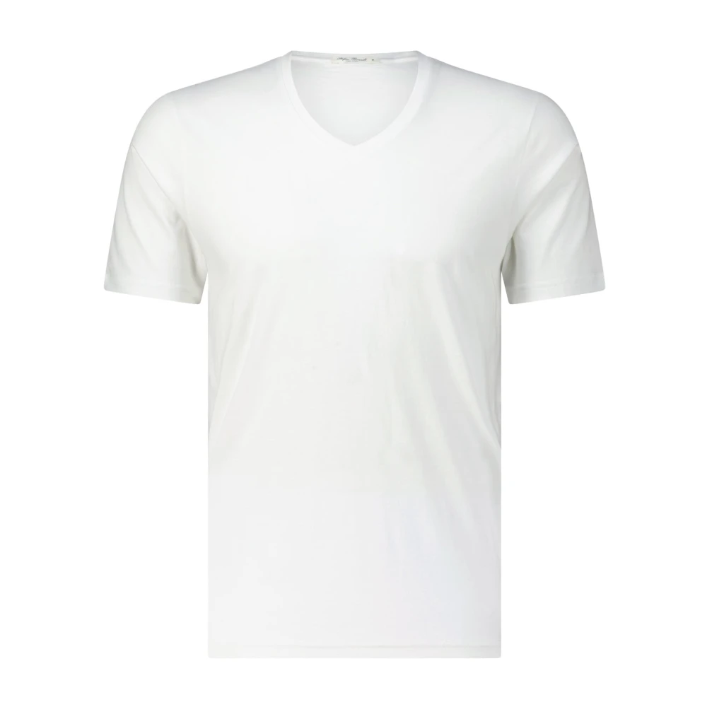 Stefan Brandt Klassisk V-ringad T-shirt White, Herr