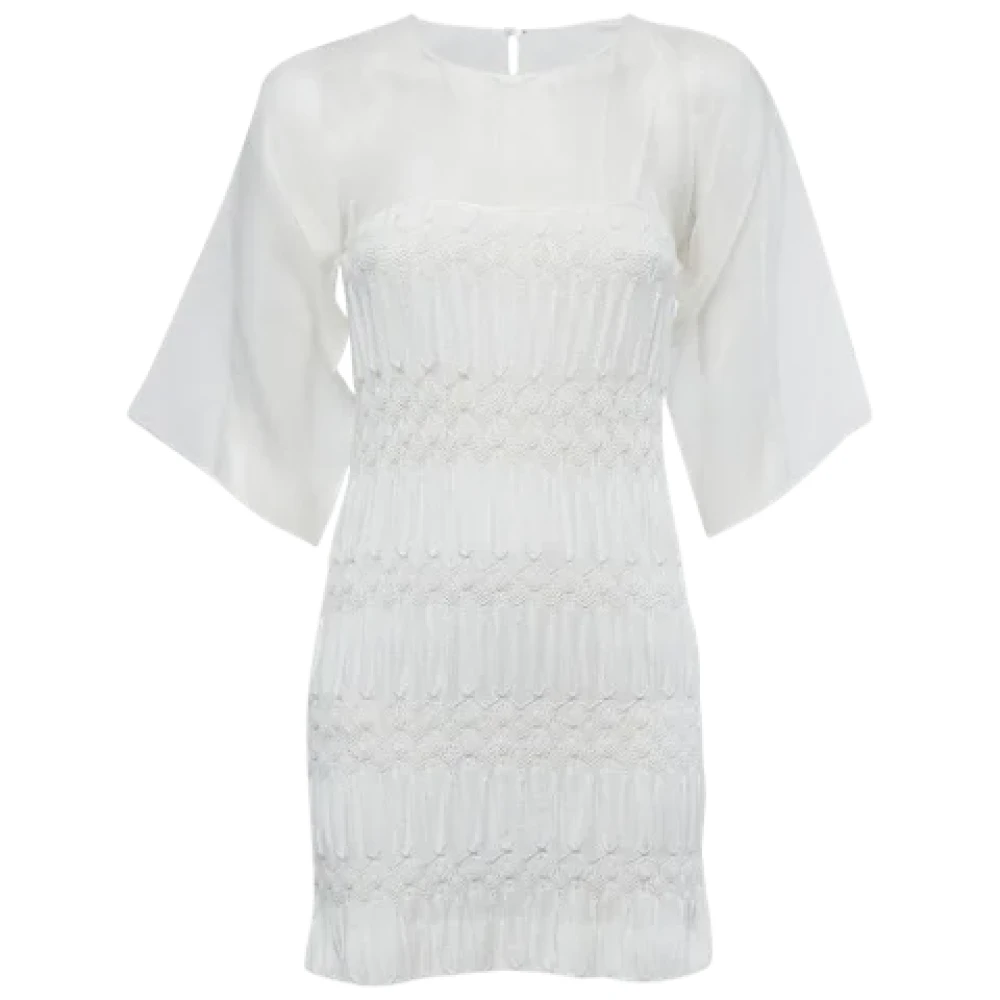 Missoni Pre-owned Fabric dresses White Dames