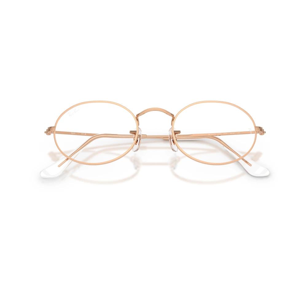 Ray - Ban Unisex Gold Rx3547v Oval 3094 Optical Frames Metal Transparent Round Normal - Image 4