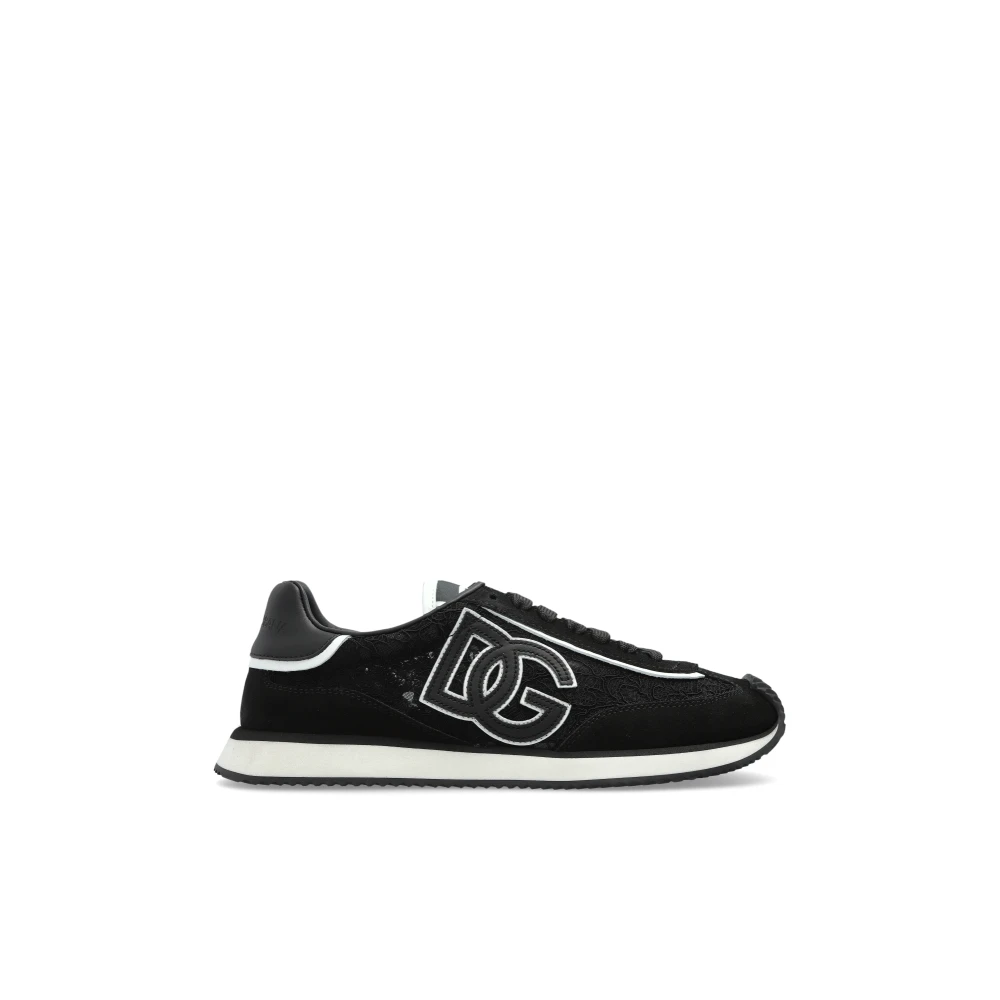 Dolce & Gabbana Donna Nero - Scarpe Sportive Con Logo - Shoes - 40 Eu