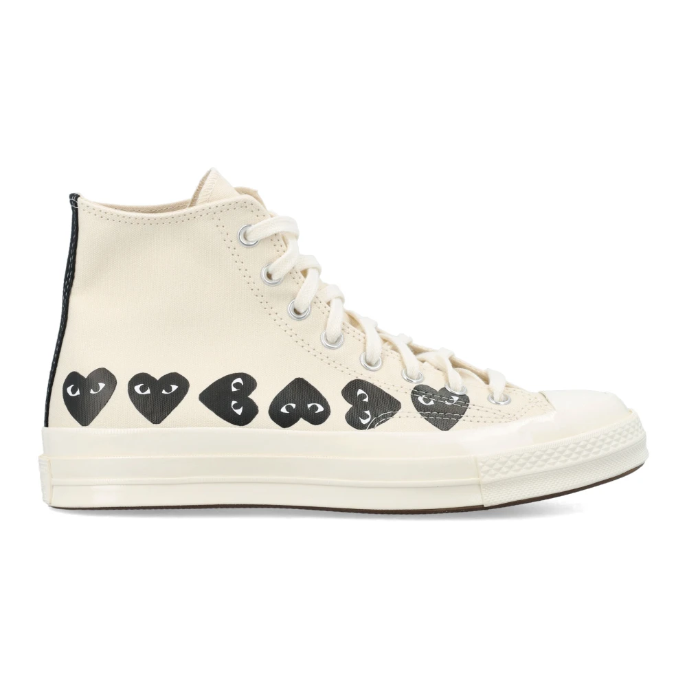 Converse Hartprint Hoge Sneaker Heren Schoenen Wit