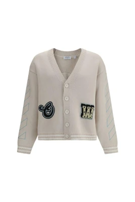 Star Logo Varsity Knit Cardigan
