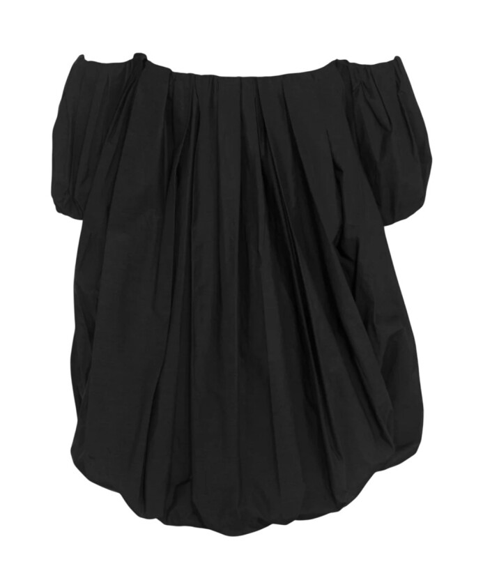 robe-en-coton-a-manches-ballon-et-epaules-denudees