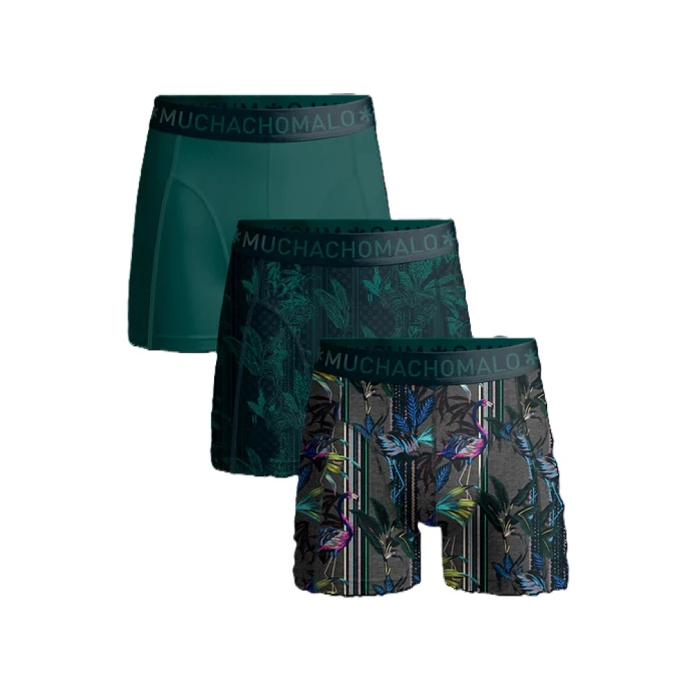 Muchachomalo Katoenen Boxershorts 3-Pack Multicolor Heren