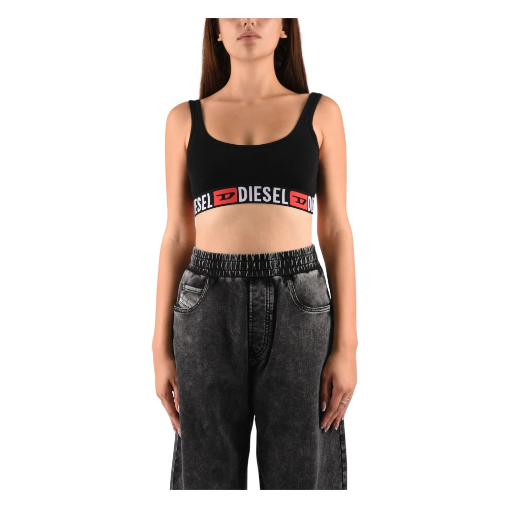 Diesel Donna Nero - Bralette Ufsb-Oriba - Tops - S