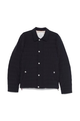 veste-bleue-matelassee-a-fermeture-a-pression