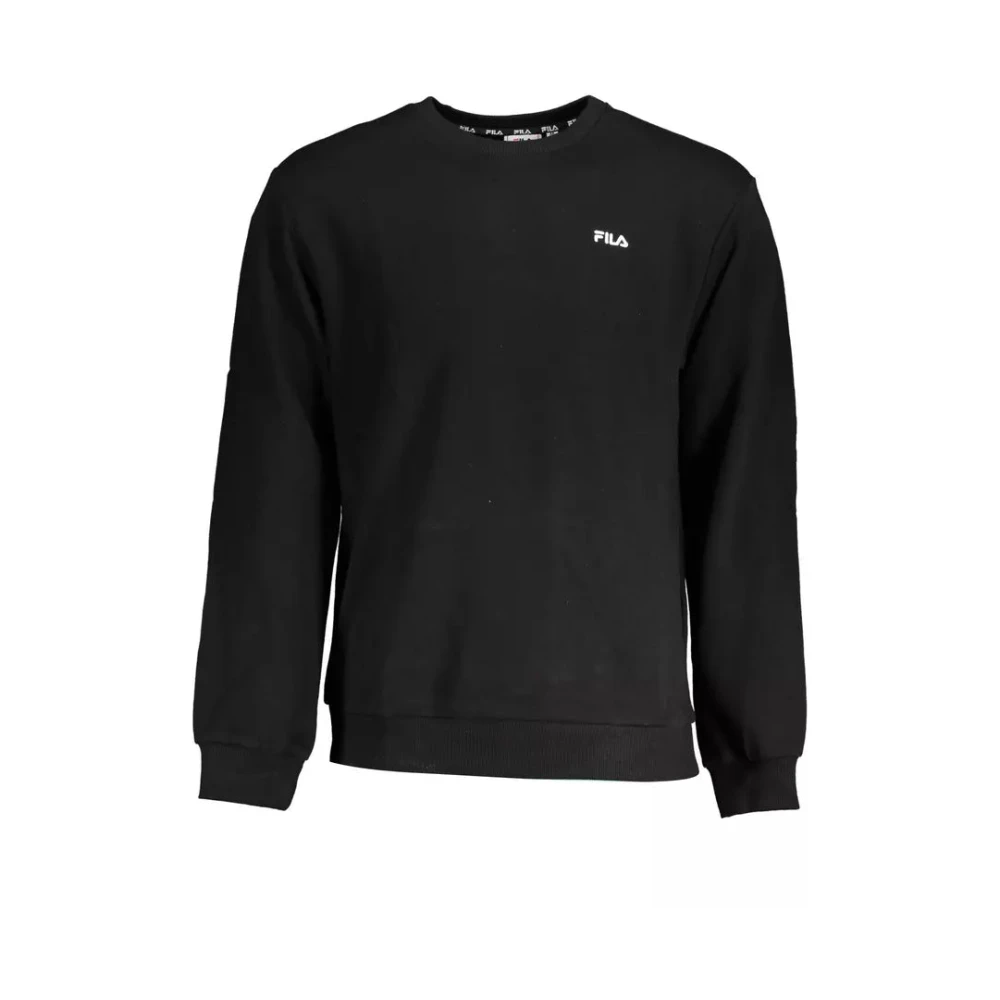 Fila Elegant broderad långärmad tröja Black, Herr