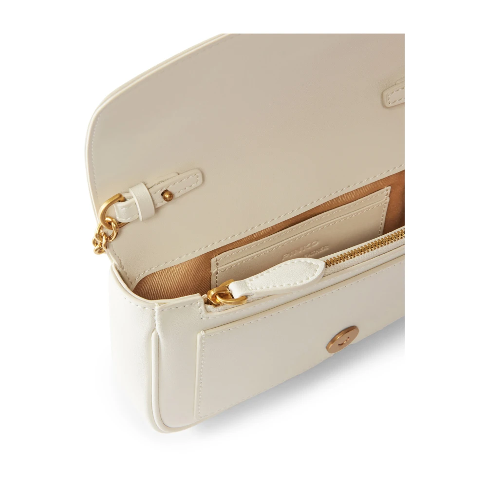 pinko Stijlvolle Love One Pocket C Vitello White Dames