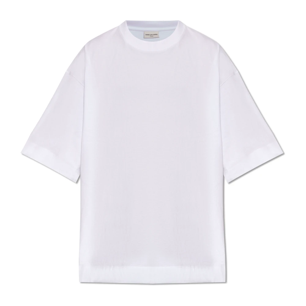 Dries Van Noten Katoenen T-shirt White Heren