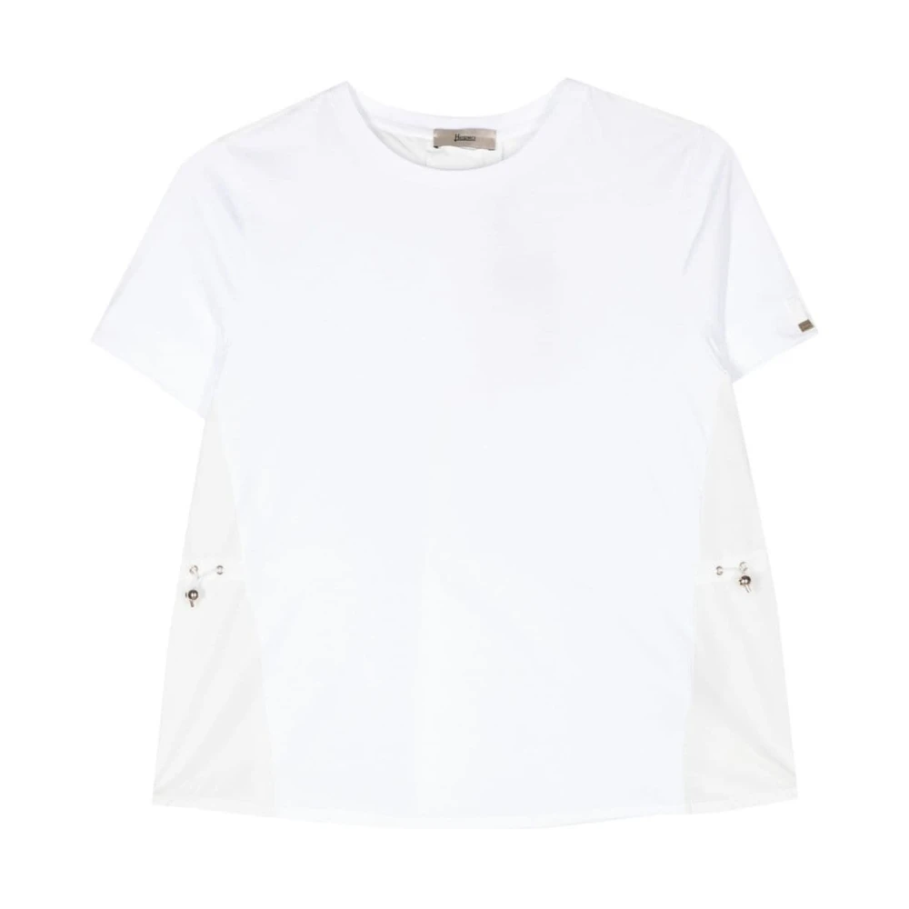 Herno Stijlvol T-Shirt White Dames