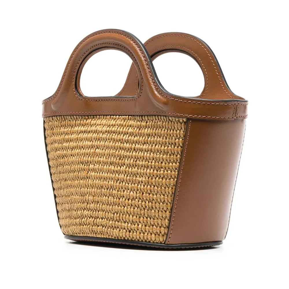 Marni Bruine Tropicalia Zomer Tas Brown Dames