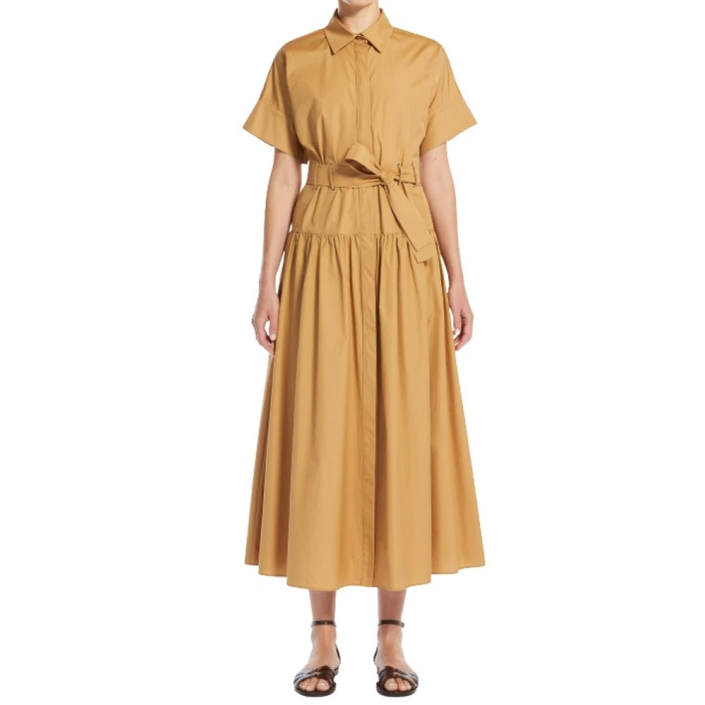 Max Mara Bruine Jurken voor Vrouwen Brown Dames