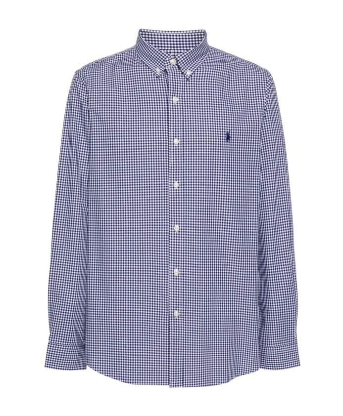 navy-blue-gingham-check-shirt