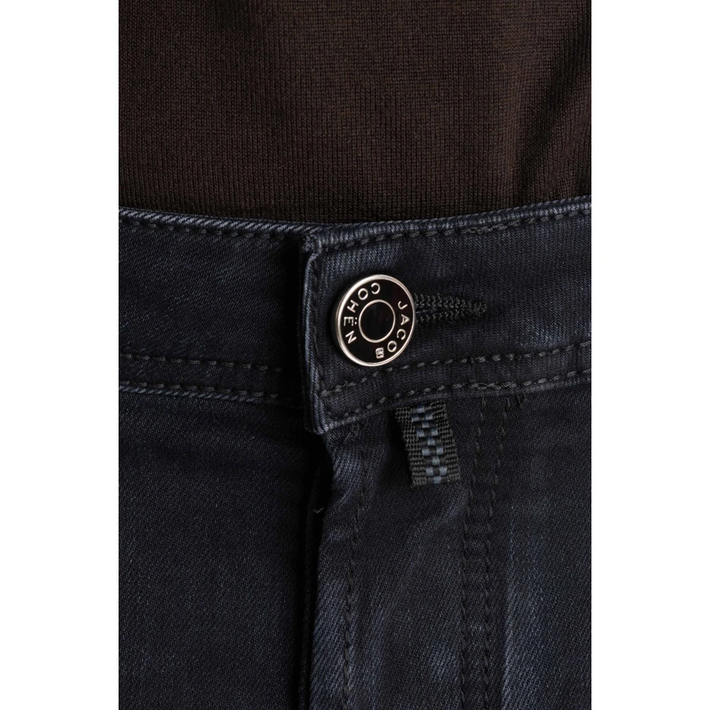 Jacob Cohën Zwarte Slim Fit Denim Jeans Black Heren