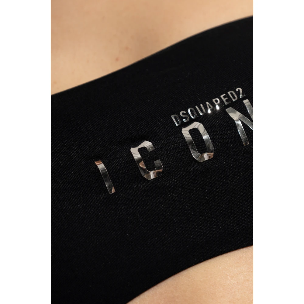 Dsquared2 badpak top Black Dames
