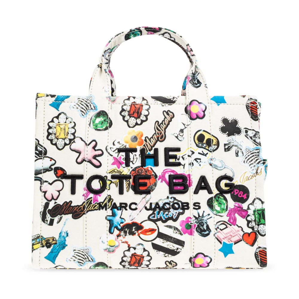 Marc Jacobs Tas The Daisy Canvas Medium Tote Tas Multicolor Dames