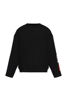 Crewneck Sweatshirt med logotypmärke