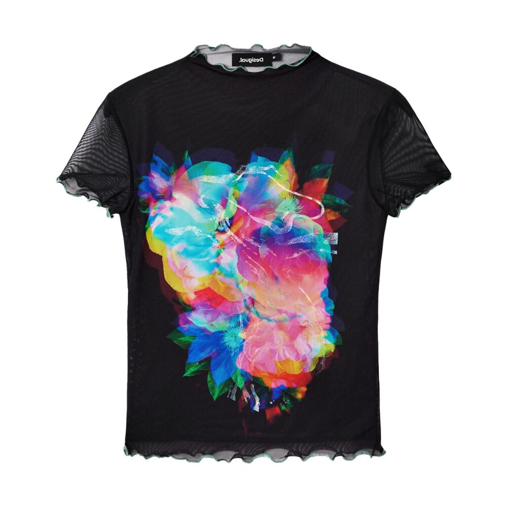 Camiseta discount negra desigual