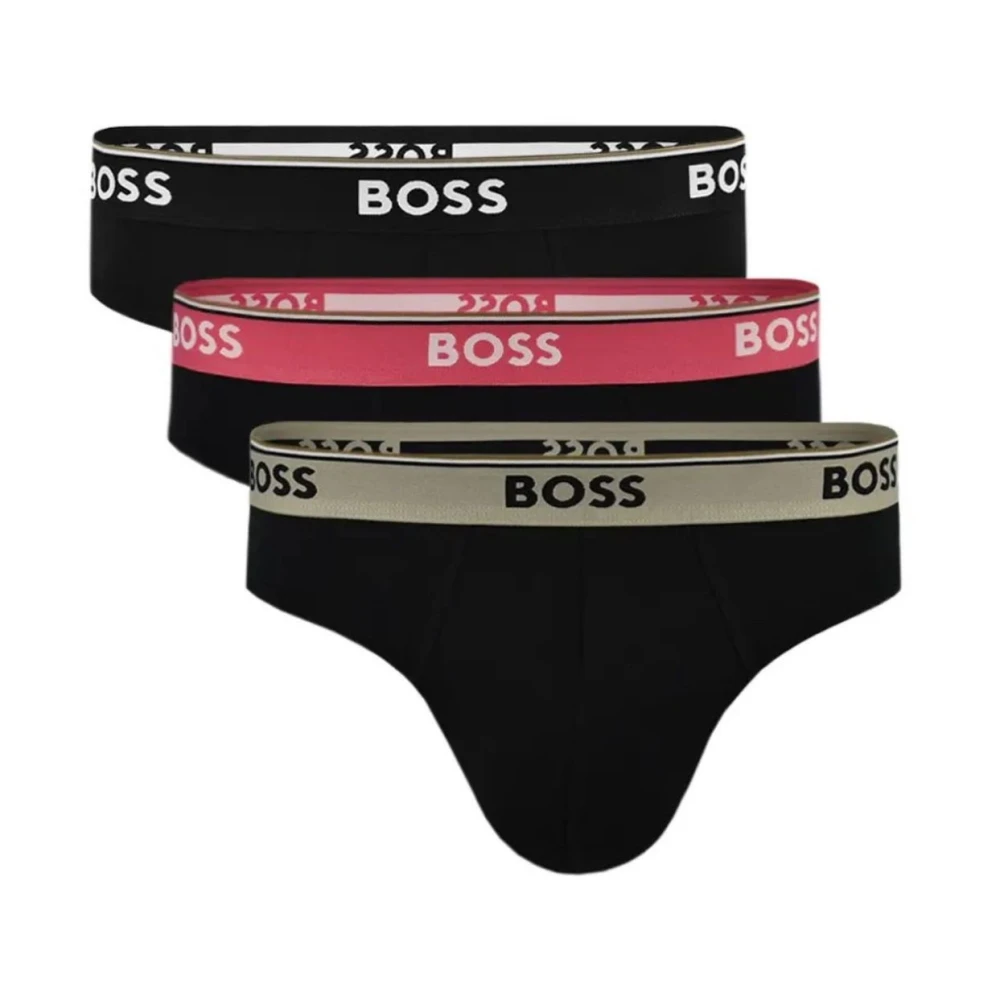 Hugo Boss Heren Brif 3P Power Slip Black Heren