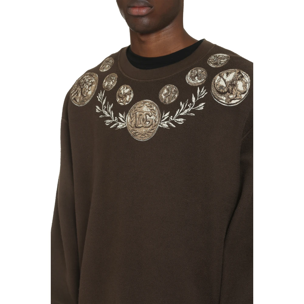 Dolce & Gabbana Sweatshirts & Hoodies Brown Heren