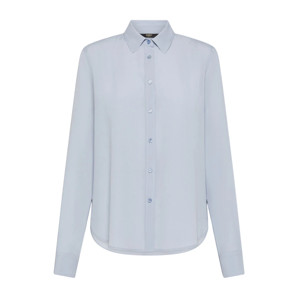 Seventy Women's Blue Camicia - Shirts - S - Blouses & Shirts