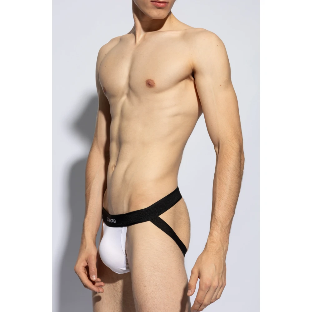 Tom Ford Jockstraps met logo White Heren