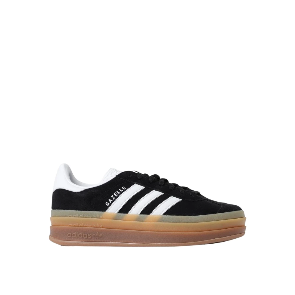 adidas Originals Womens Gazelle Bold Trainers, Black/Core Black/Ft White/Ftwr, Size 7.5, Women - Image 3