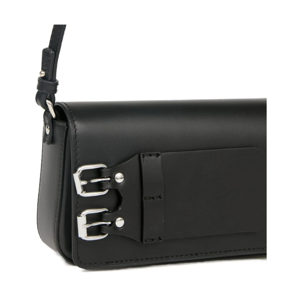 MM6 Maison Margiela Zwarte Schoudertas met Gesp Black Dames