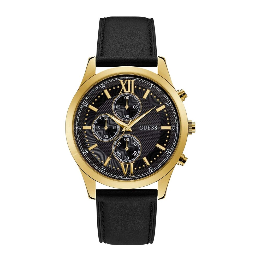 Black guess watch men's best sale