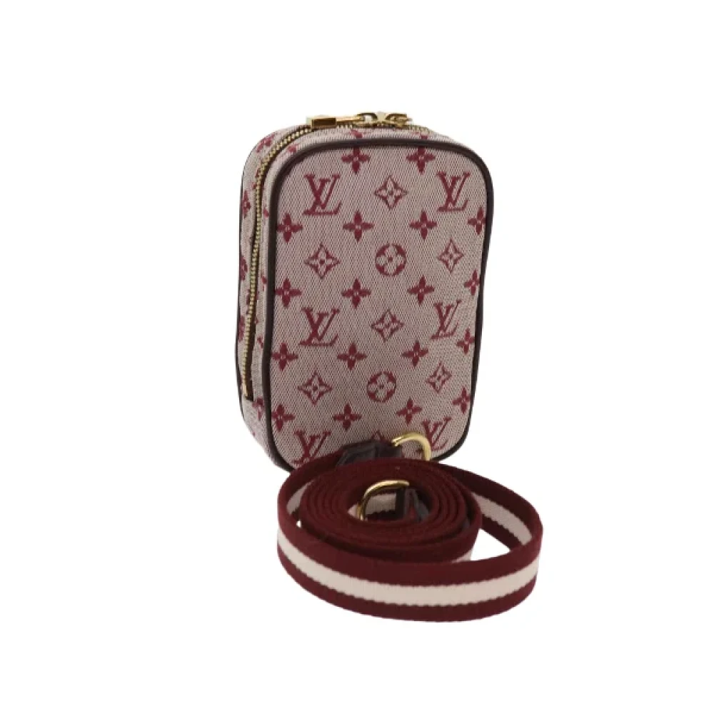 Louis Vuitton Vintage Pre-owned Cotton louis-vuitton-bags Red Dames