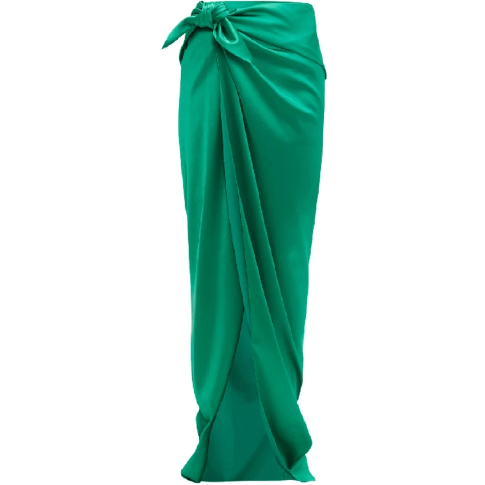 Balenciaga Maxi Skirts Green Dames