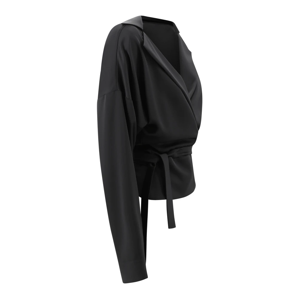 Philosophy di Lorenzo Serafini Zwarte overhemden van Lorenzo Serafini Black Dames