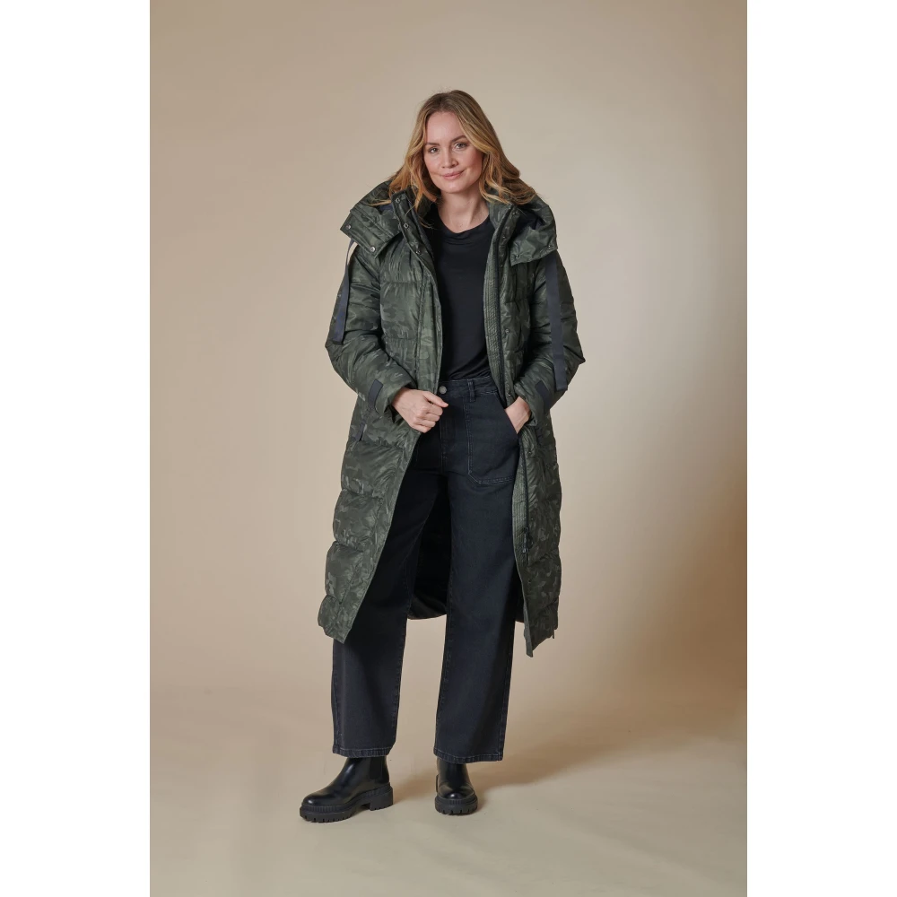 Zhrill Multifunctionele Jas Zhisi MAX Camo Groen Green Dames