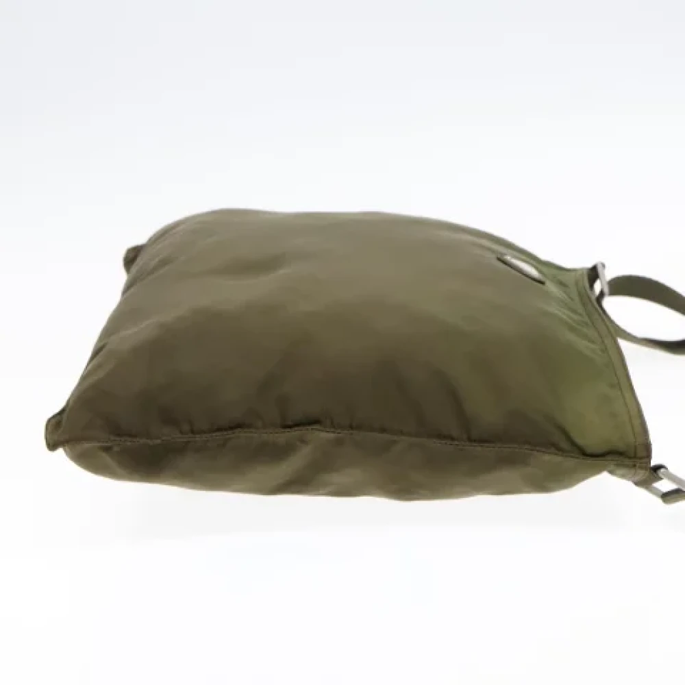 Prada Vintage Pre-owned Nylon prada-bags Brown Dames