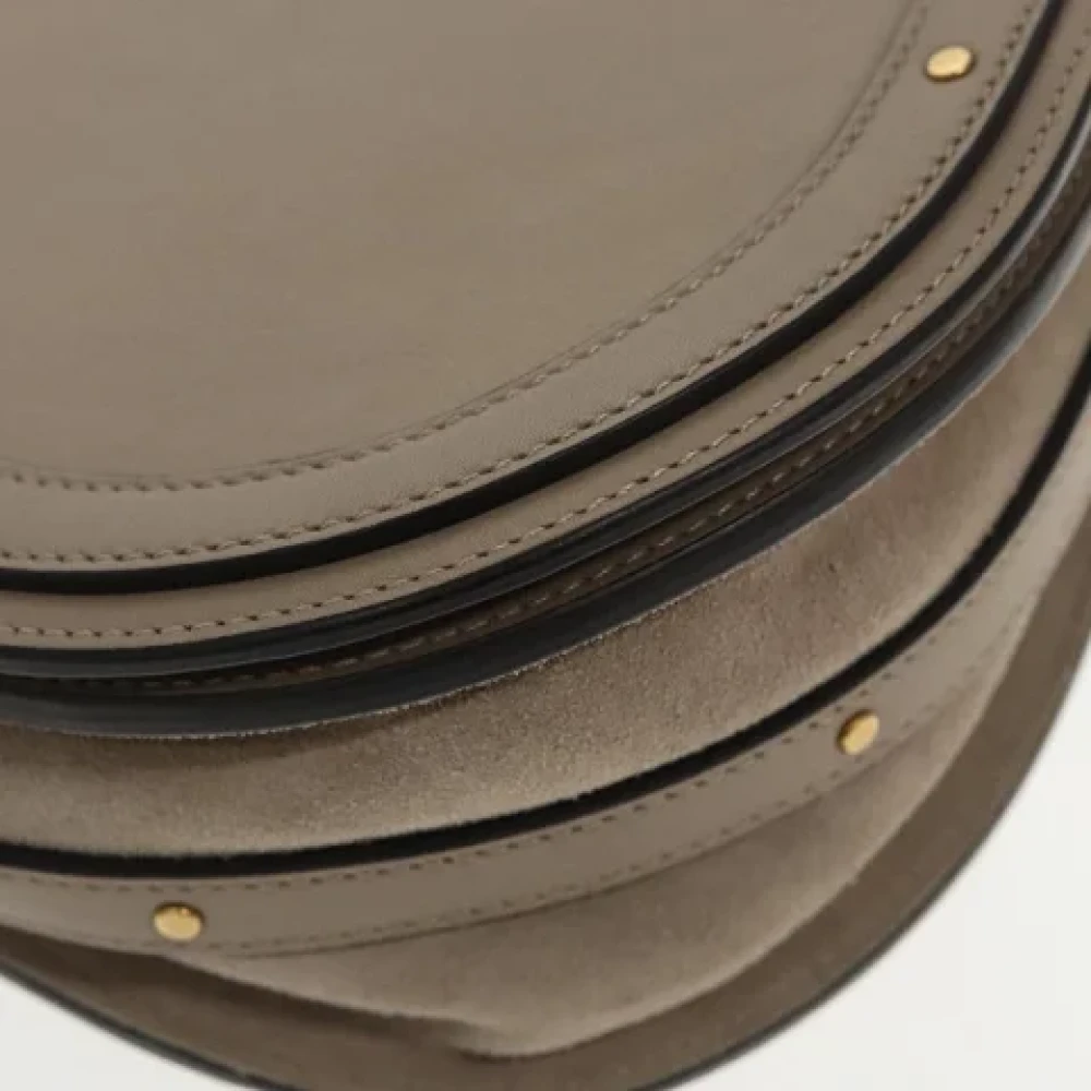 Chloé Pre-owned Leather handbags Gray Dames