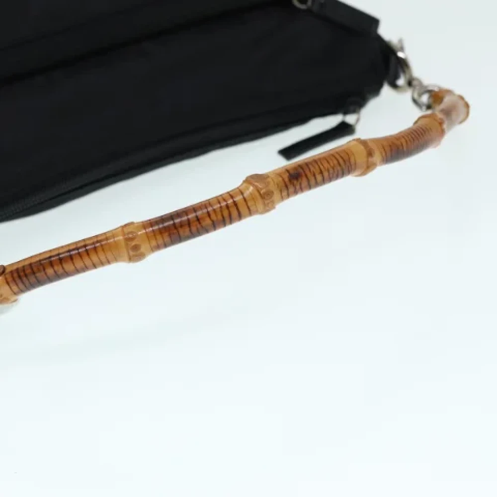 Gucci Vintage Pre-owned Fabric gucci-bags Black Dames