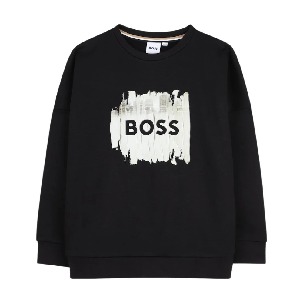 Hugo Boys Black Sweatshirts - Kids Sweatshirts - 16 Y - Kids