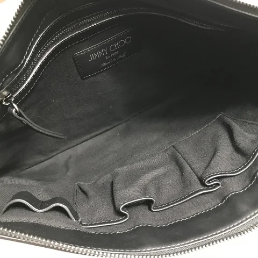 Jimmy Choo Pre-owned Leather clutches White Dames