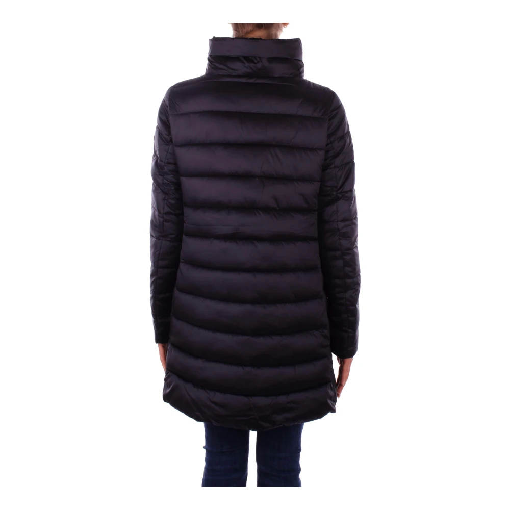 Save The Duck Black Duck Logo Zipper Jacket Black Dames