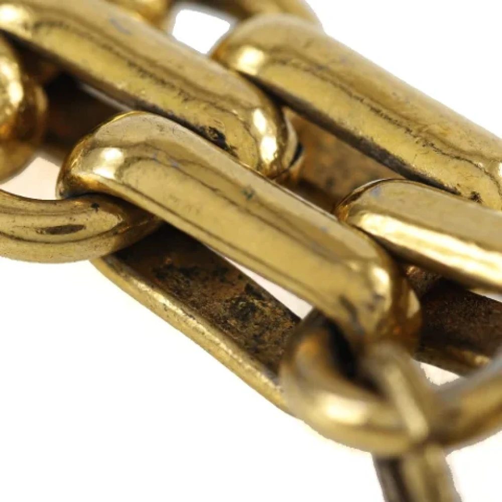 Chanel Vintage Pre-owned Metal key-holders Yellow Dames